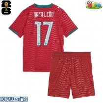 Portugal Rafael Leao #17 Hjemmedraktsett Barn VM 2026 Kortermet (+ Korte bukser)